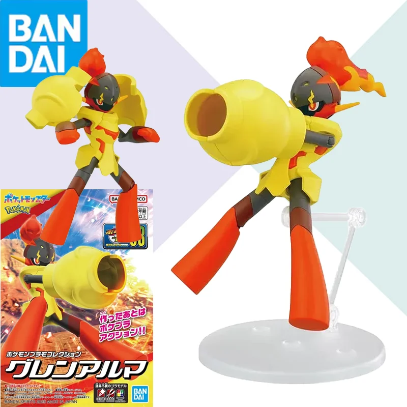 bandai-genuine-pokemon-model-plamo-no58-armarouge-action-anime-figures-collectible-assembly-model-kit-toys-gift-children