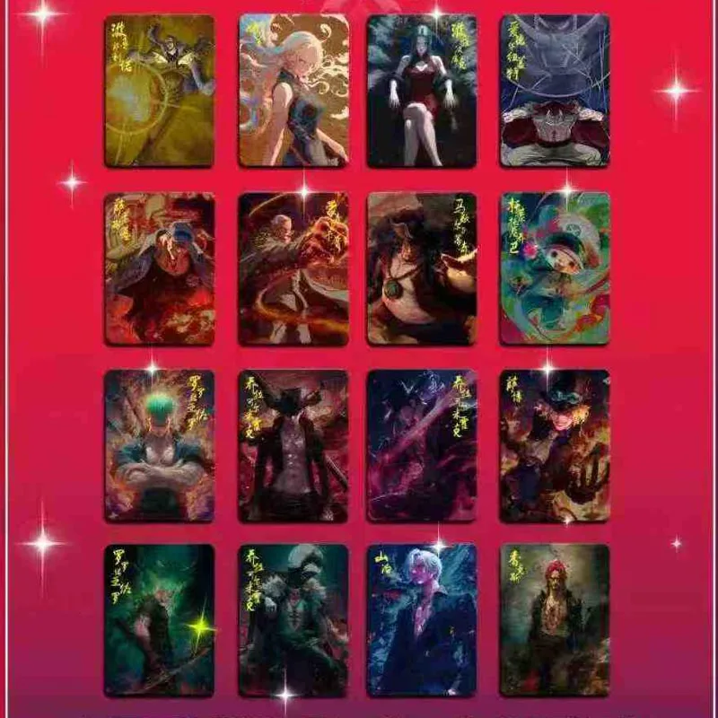 الجملة أنيمي قطعة واحدة بطاقة صندوق ألعاب مثير عارية القش قبعة القراصنة لوفي CCG TCG Doujin لعبة والهوايات هدية
