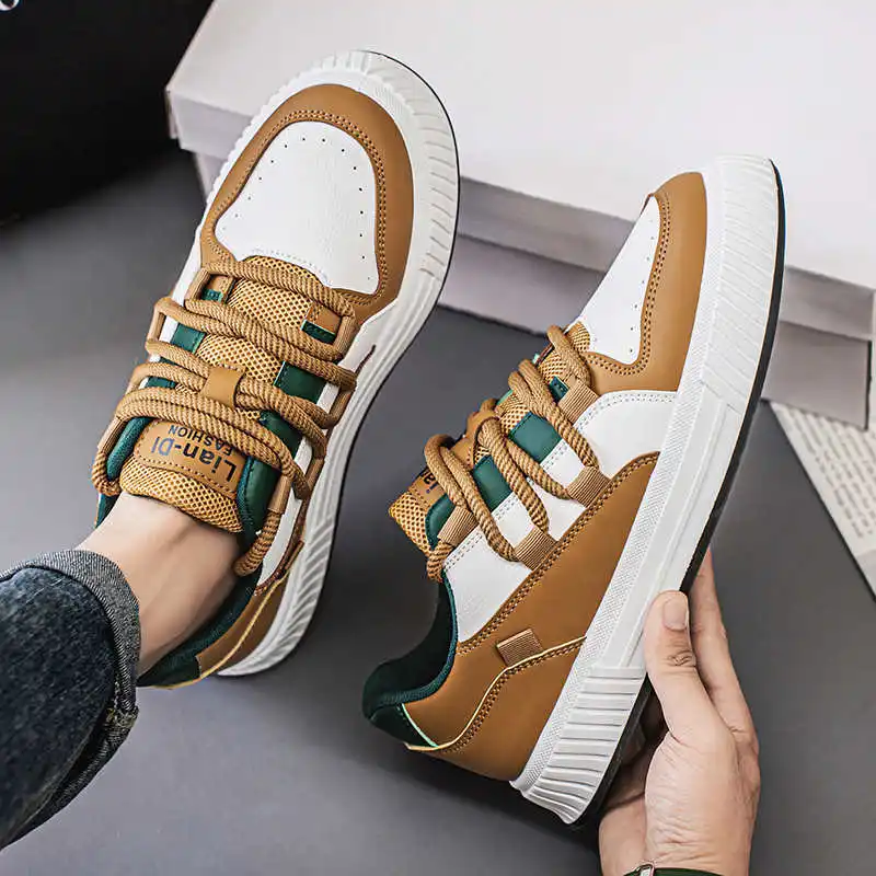 

Thick-heeled Lace Up Hiking Sneakers Brands Luxury Mountain Shoes For Men Sports Sapatos Super Brand Cool Cuddly Stylish