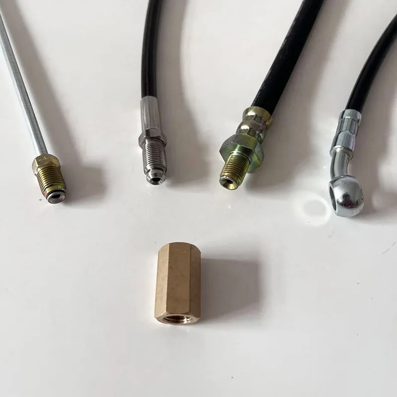 تركيبات الفرامل النحاس المقلوب خط أنابيب الملحقات برغي توصيل M10X1 دراجة نارية خرطوم الفرامل تمديد موصل مخلب خرطوم زيت