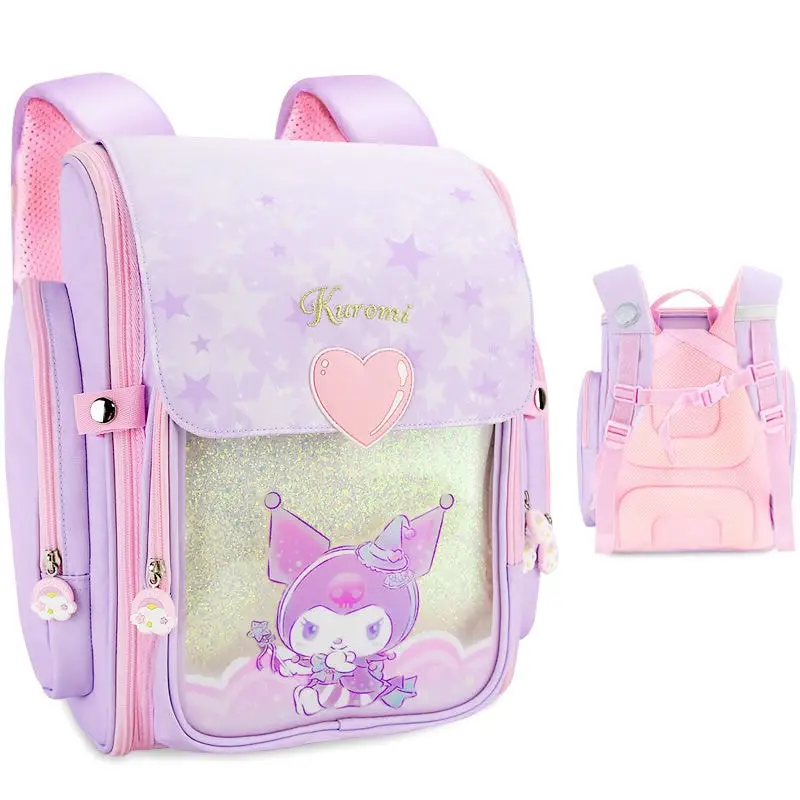 

Sanrioed Hello Kitty Kuromi Cinnamoroll Melody Anime Cute Children Pencil Case Cartoon Schoolchildren Stationery organizer Bag