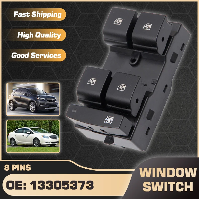 

LHD Electric Master Window Control Switch For Buick Encore MK1 Opel/Vauxhall Mokka 2013-2019 Buick Verano MK1 2012-2017 13305373