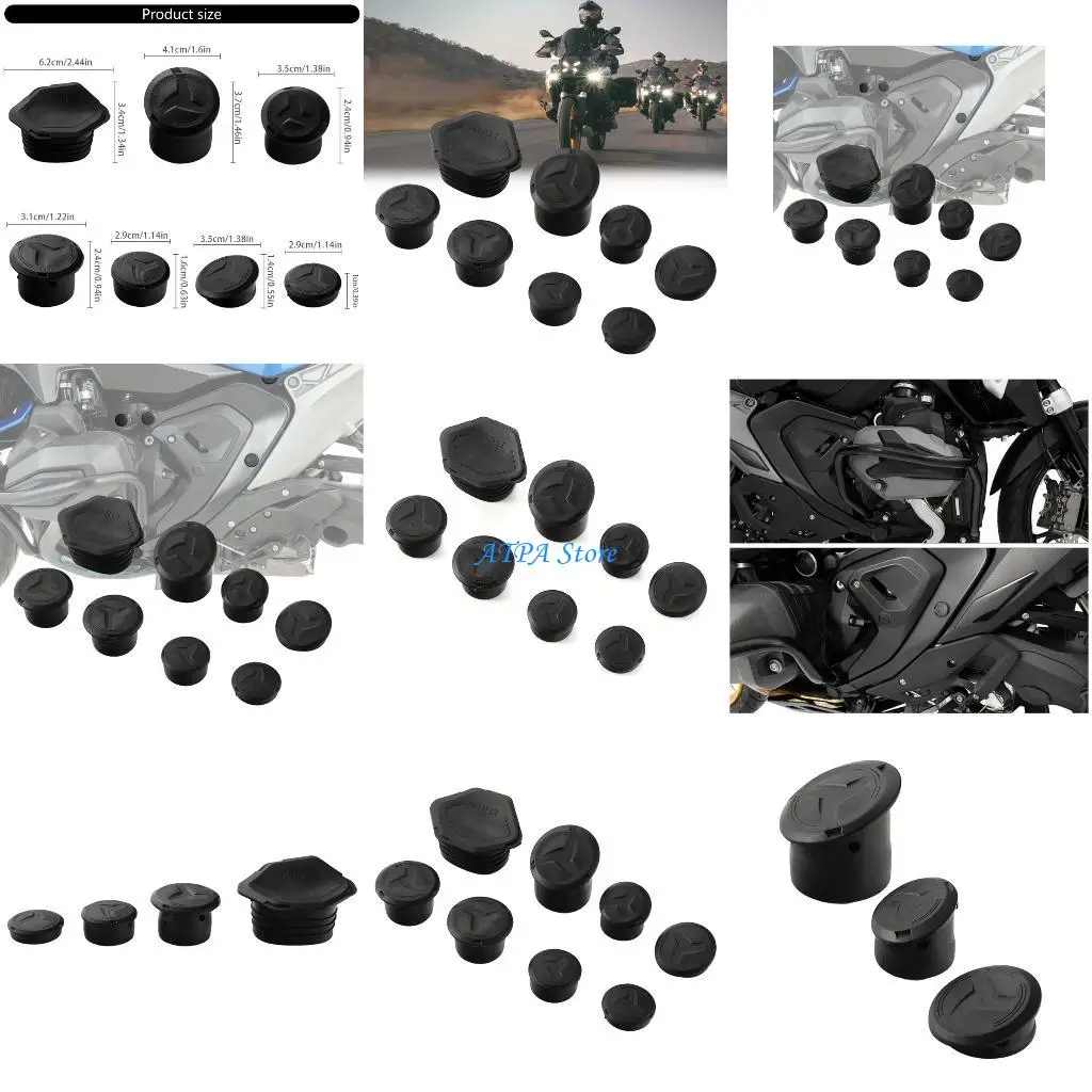 

U13C Декоративная конечная крышка Dust -Reseppl Caps Штачка для R 1300 Мотоциклевые отверстия крышки крышки мотоциклета легко