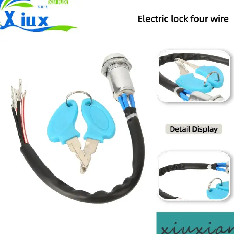 

Scooter & ATV – High Durability & Easy Installation 4 Wire Ignition Key Switch Replacement for 2 Stroke Quad Bike