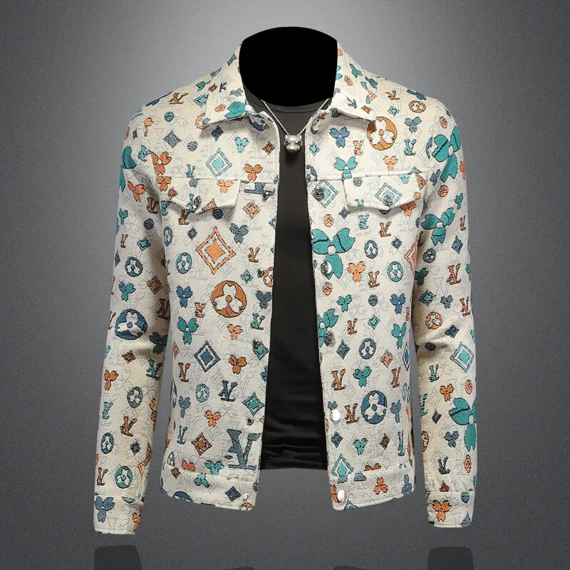 

Men's Large Size Letter Print Jaet Casual Sle Baseball irt Trendy Autumn New Arrival Polyester Fabric Zipper Closure