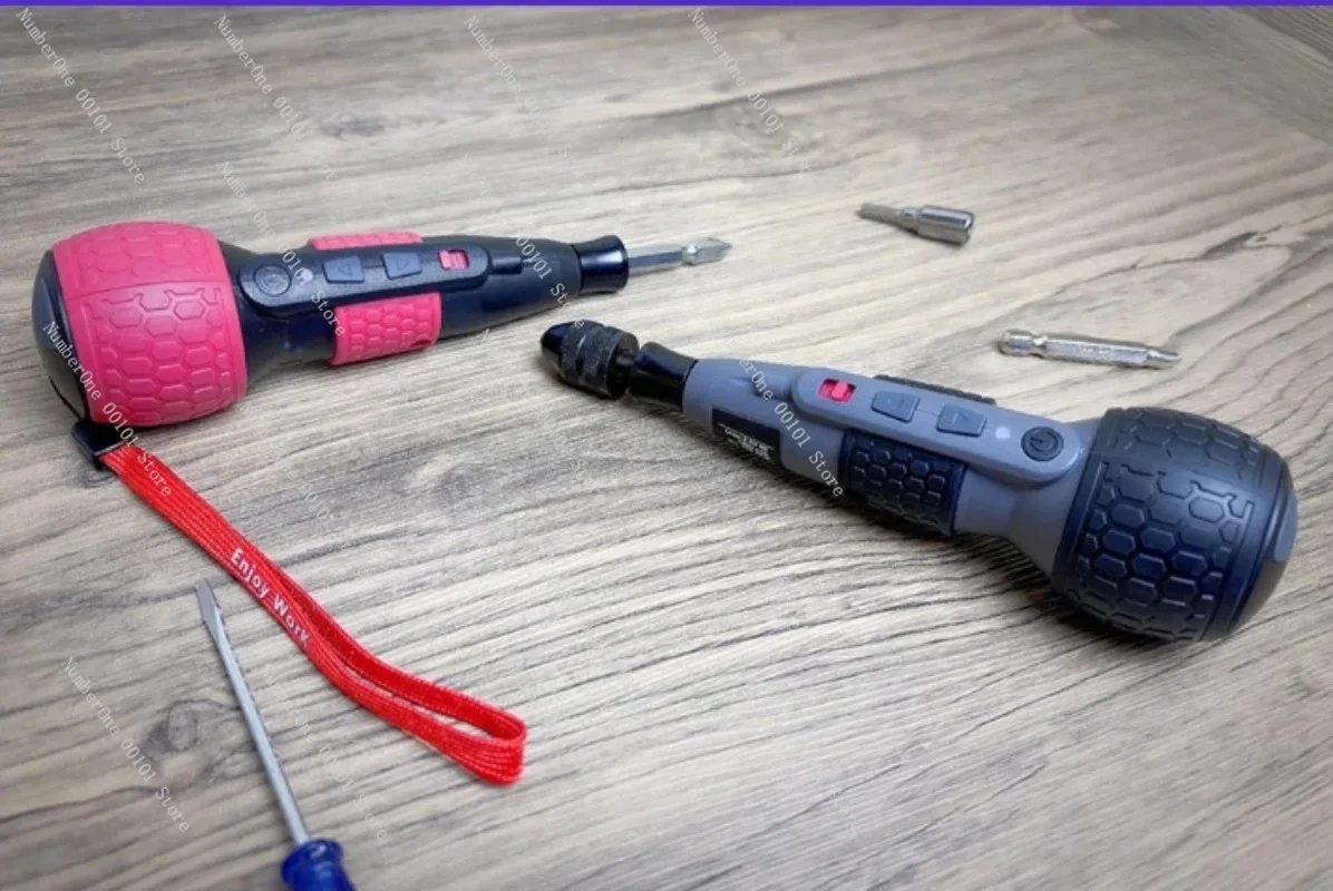 Mini Electric Screwdriver Set, Cordless Rechargeable Lithium Battery Handheld Drill Driver for Home DIY Repair