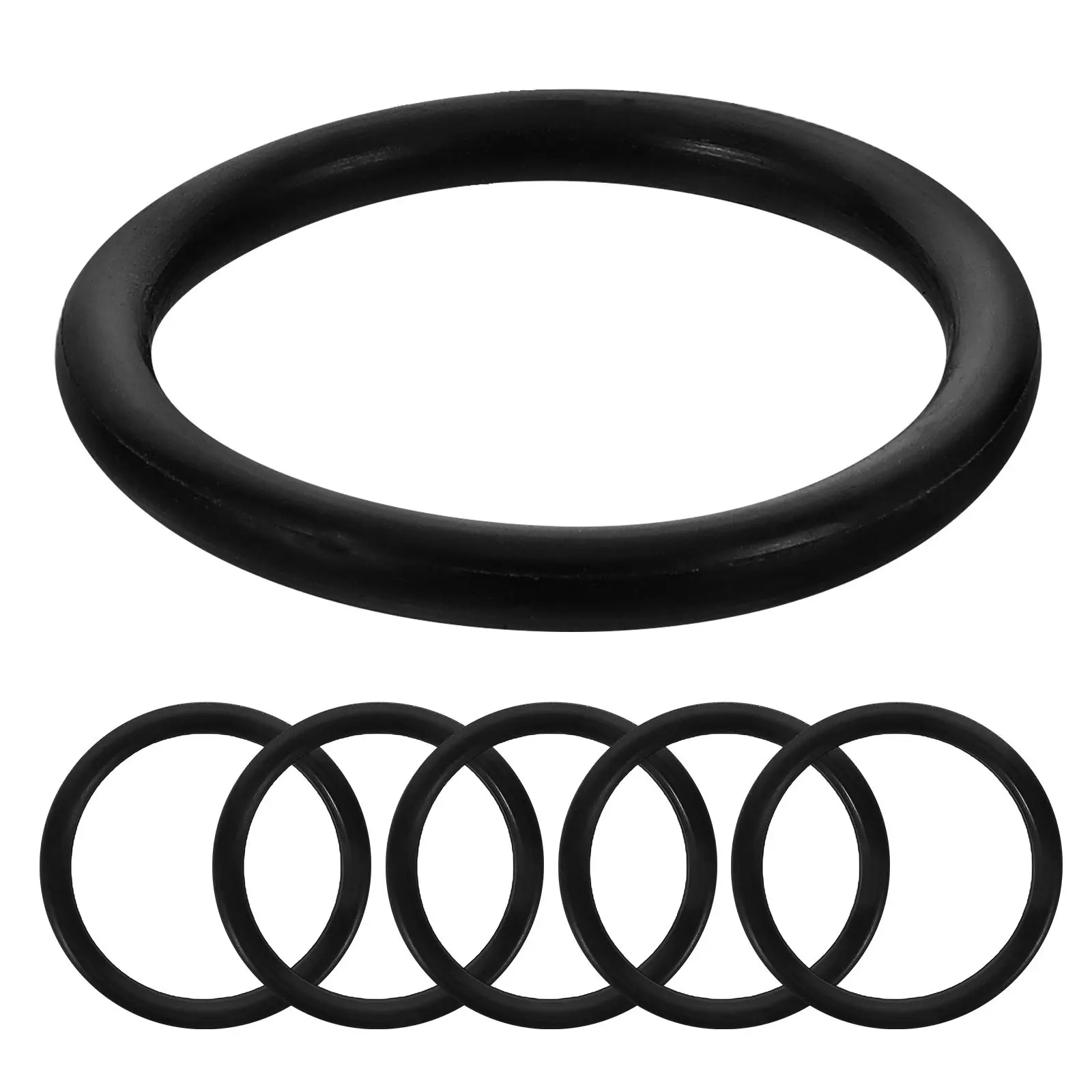 6Pcs Jack Repair Kit Hydraulic Floor Jack Oil Seals Fittings for Car Mechanics Garage DIY Repair Compatible with Most Horizontal