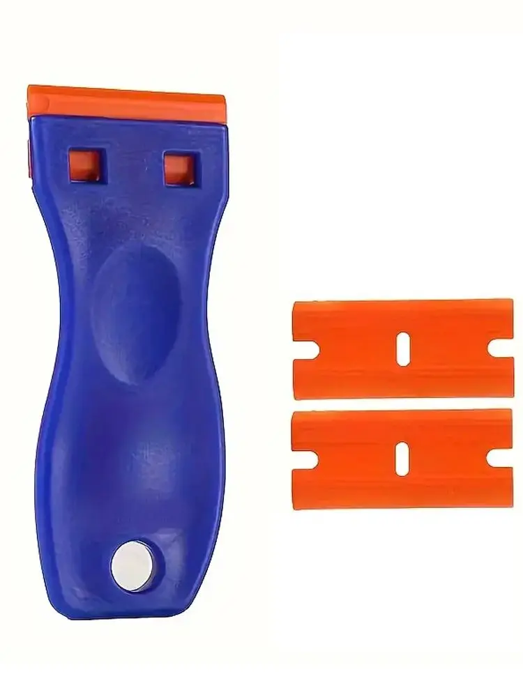 Hair Extension Tools Remover Scraper Tool Plastic Razor Blade With Replacement Blades In Extensions Tool Adhesive-Remover