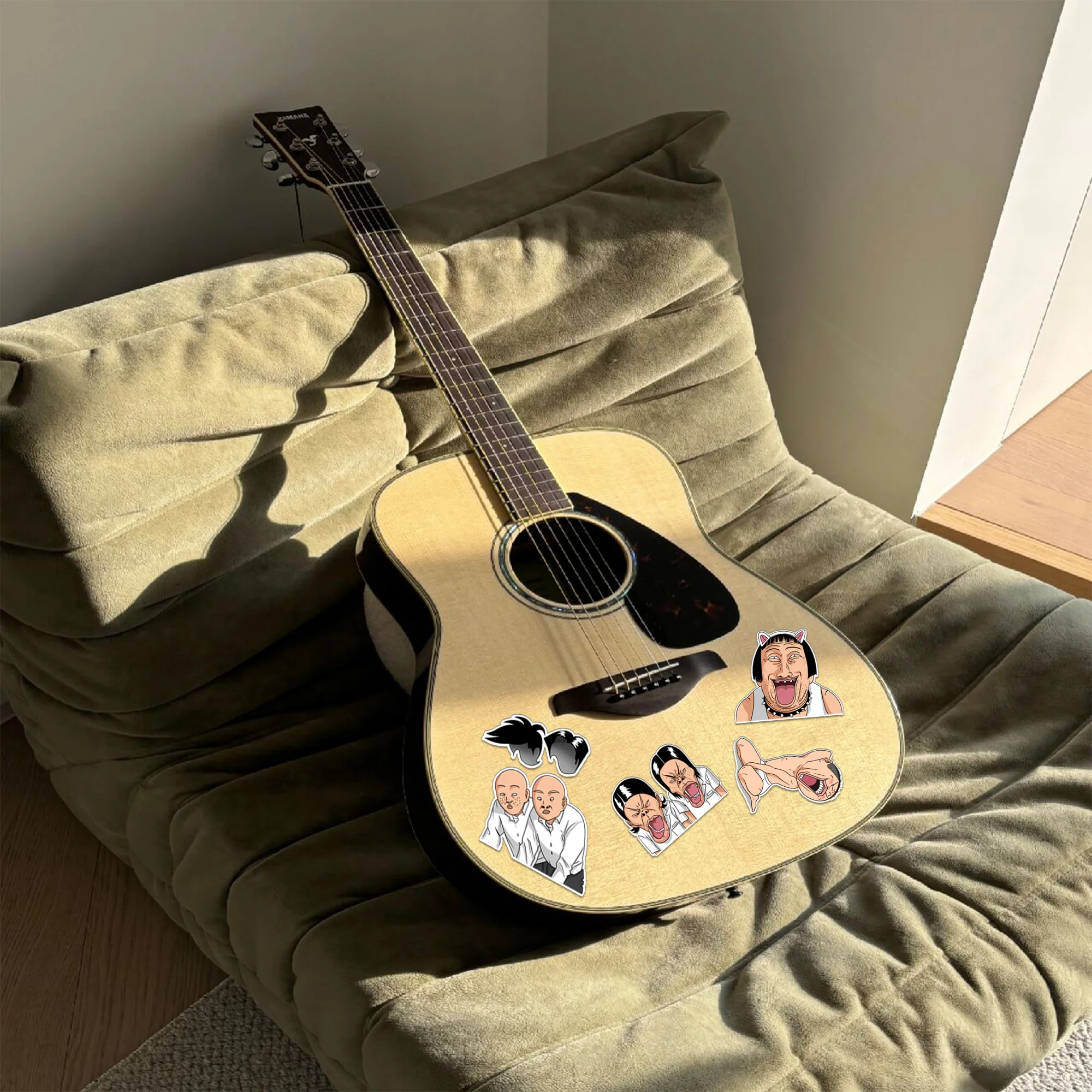 40 قطعة من الملصقات الزخرفية من مضحك مانغا آيكي! ملصقات Inachū Takkyūbu (Ping-Pong Club) DIY لحافظات الهواتف