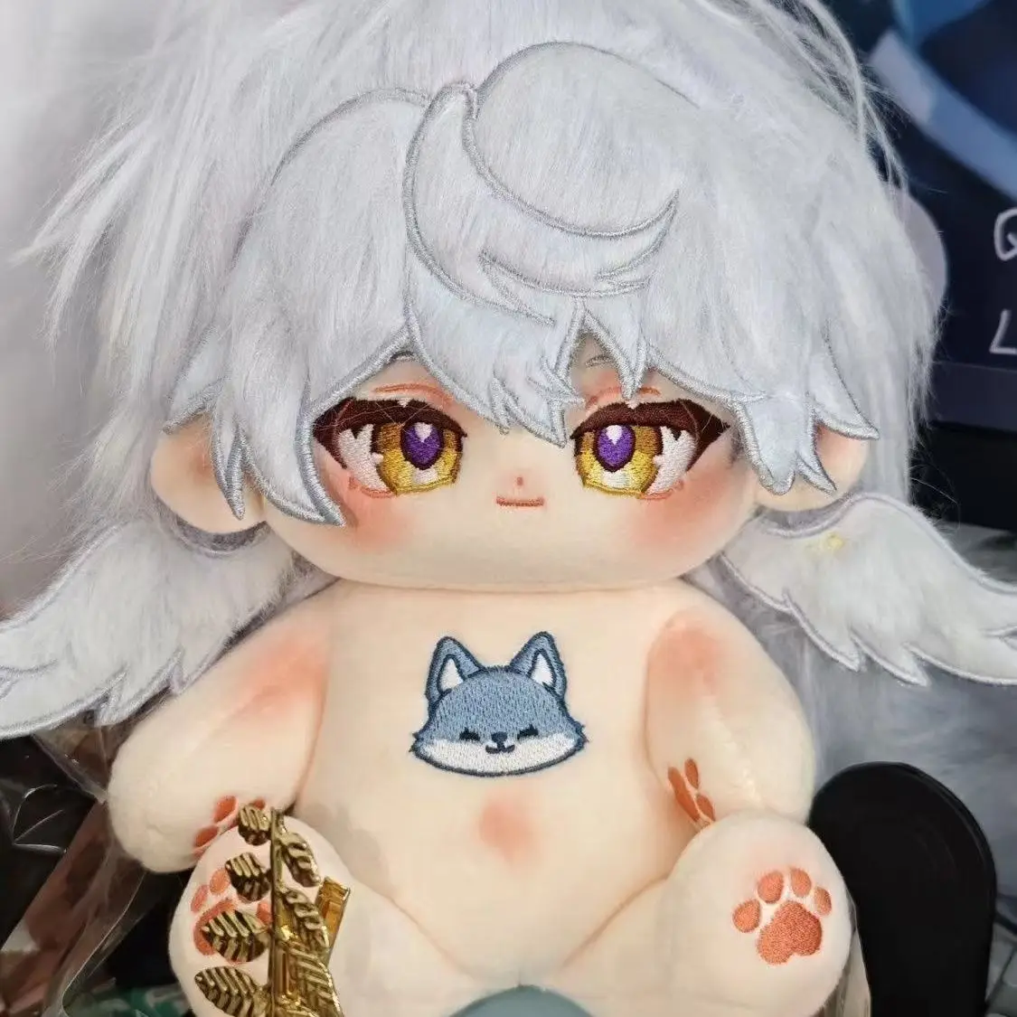 

20cm Anime Honkai: Star Rail Sunday Cosplay Dress UP Clothing Mascot Cartoon Stuffed Toys Kawaii Cotton Fluffy Dolls Ornament