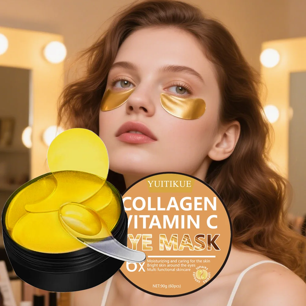 Collagen Vitamin Eye Mask 90g  - огляд і ціна Caffeine Eye Serum