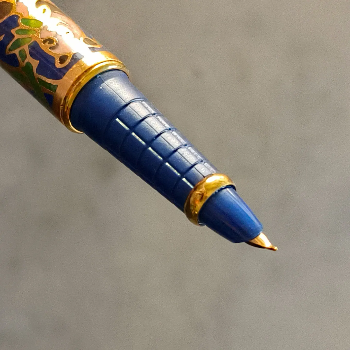 One Item, One Image. Vintage Cloisonné Yunshan-Brand Bent-Nib Fountain Pens, Art Pen.