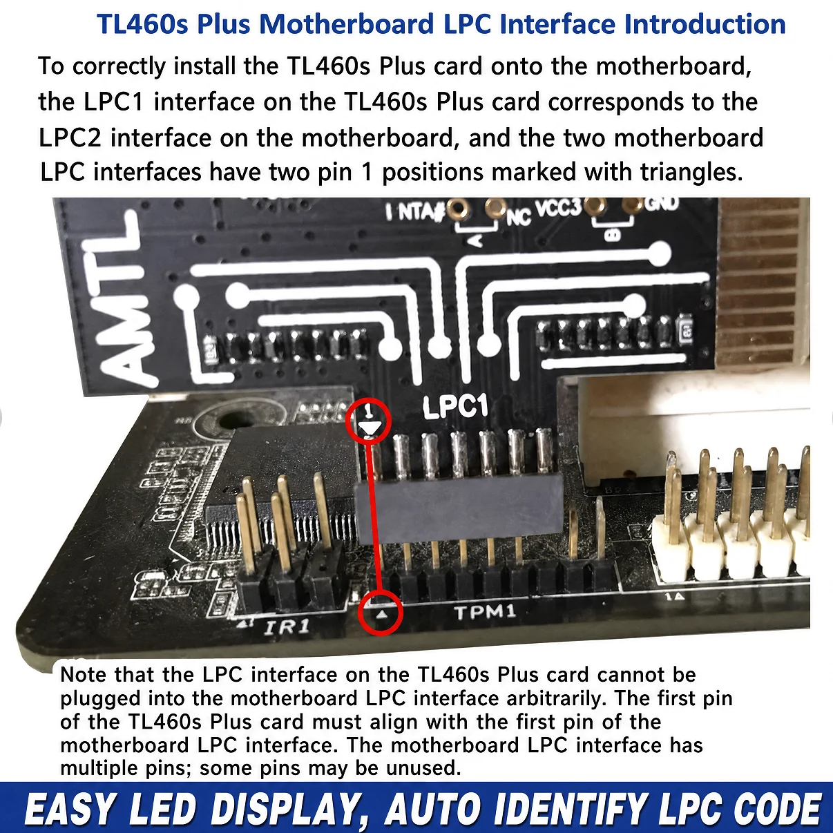 New Third Generation TL460s Plus Multipurpose Debugging Card PCI-E Test Card LPC DEBUG Diagnostic Card Auto Recognize Motherboar