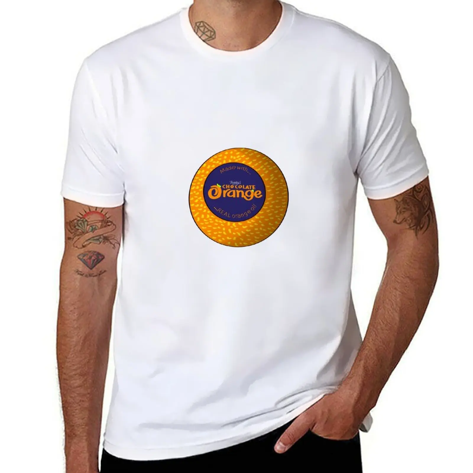Terry's chocolate naranja camiseta hombre camisetas algodón hombre camisetas para hombre camiseta casual