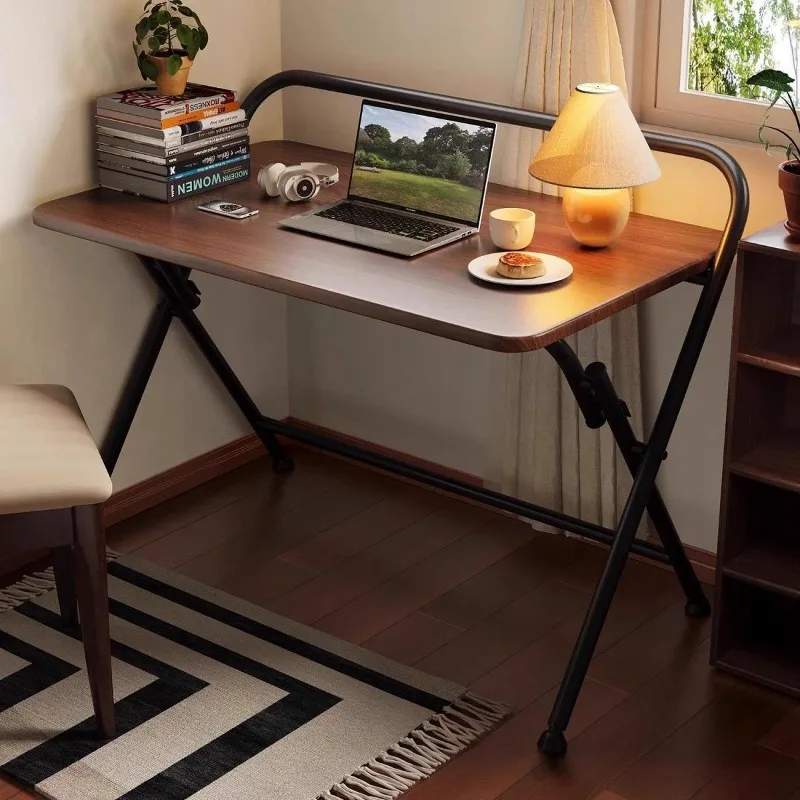 Installation-free computer desk Foldable desk, student home writing desk Bedroom bedside table