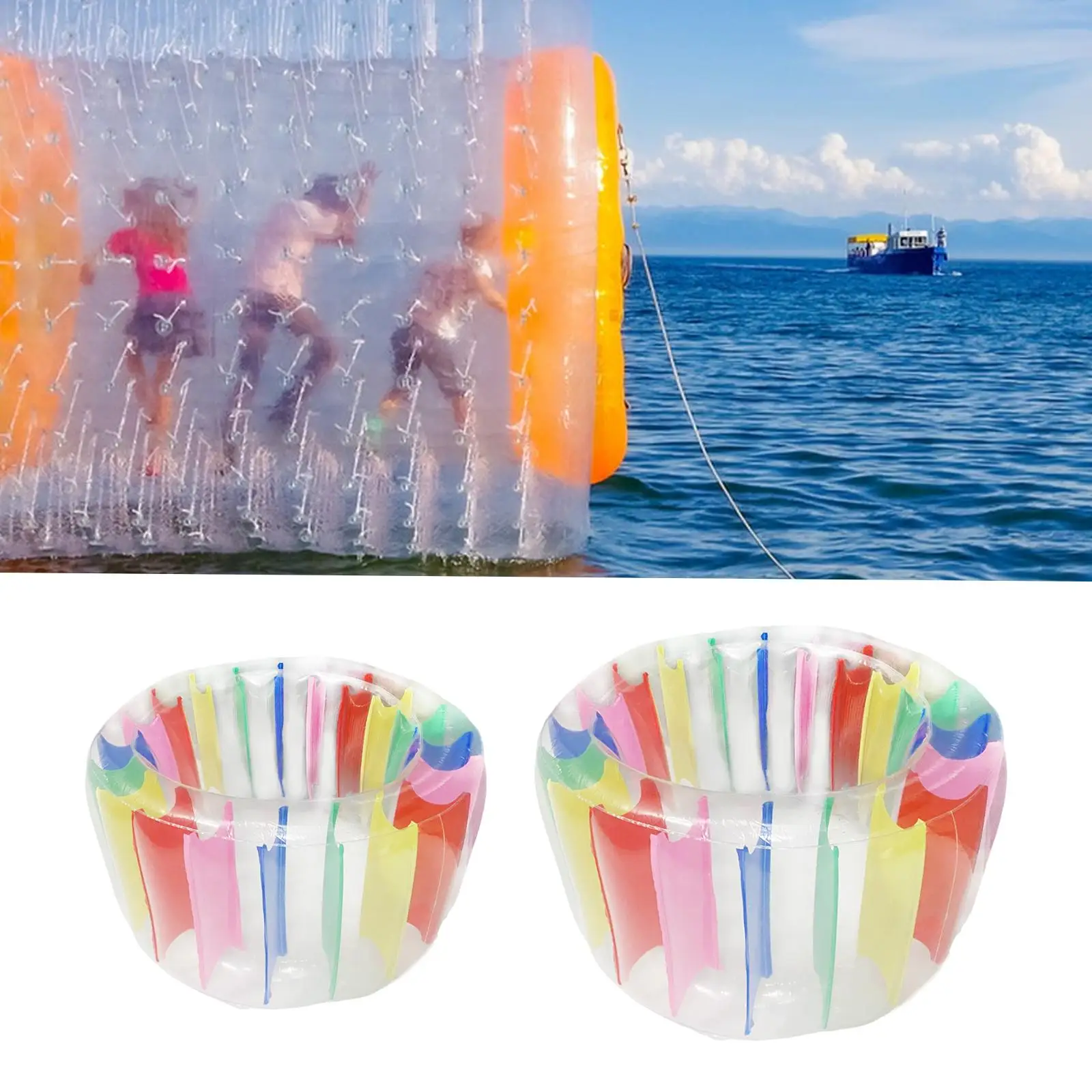 

Inflatable Roller Float Giant Multifunctional Water Toy for Lawn Summer Yard