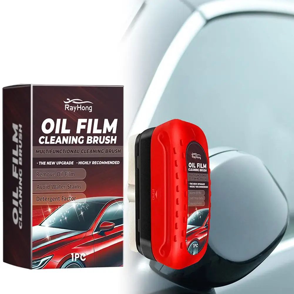 Vetro per auto lucido potente detergente per parabrezza per auto rimozione della pellicola dell'olio detergente per vetri per vetri auto rimuove lo sporco spazzola per la pulizia dell'auto