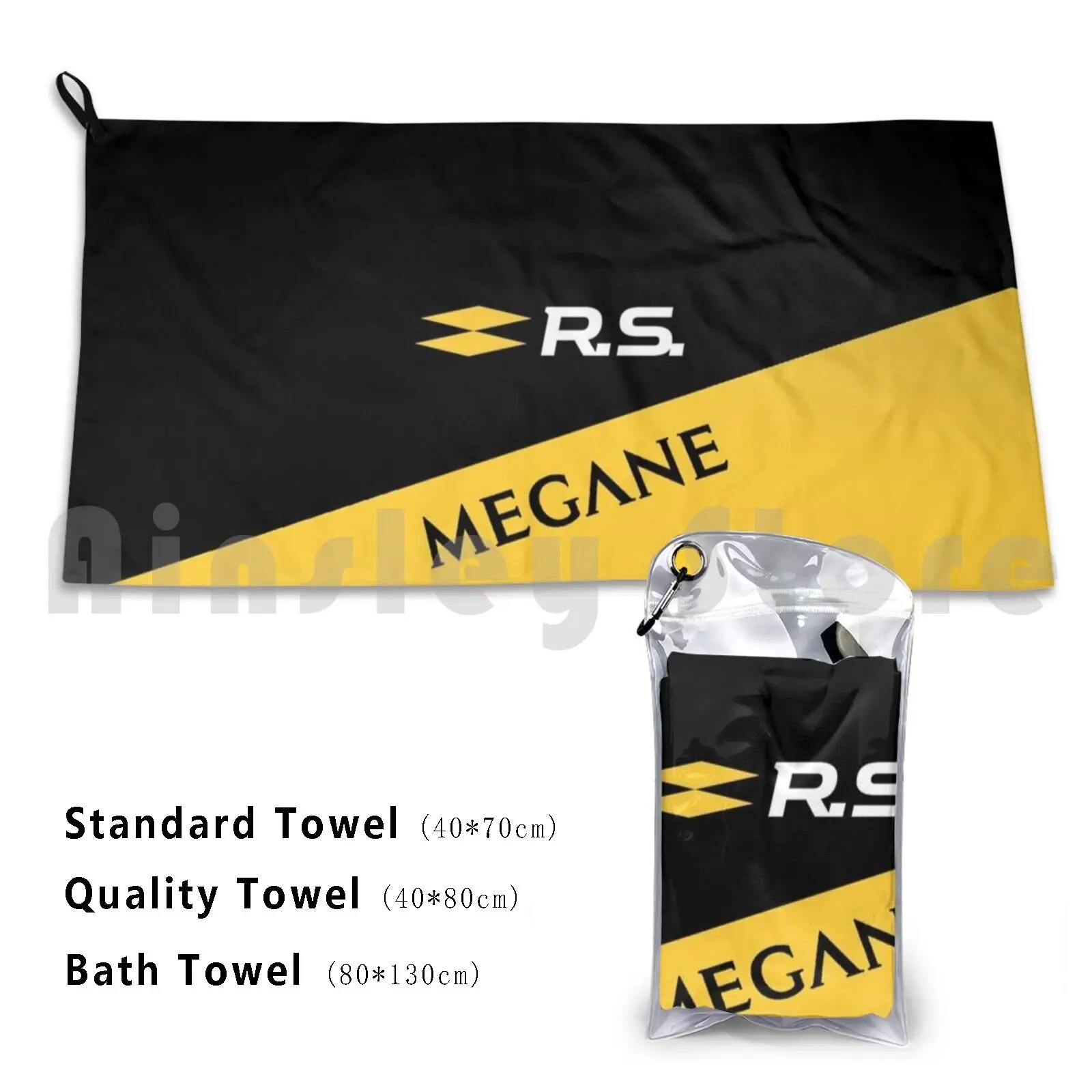 Sport Megane Rs Custom Towel Bath Towel Formula Retro Circuit Williams Senna Legend Hero Racing Le