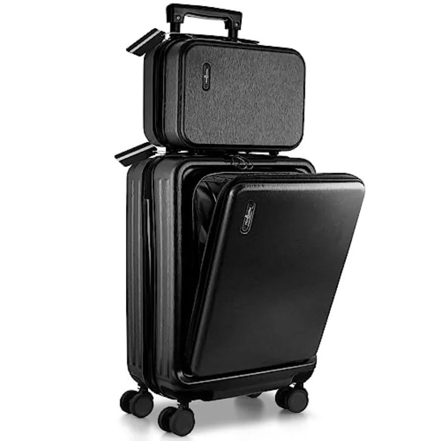 

20 Inch Carry On Luggage 22x14x9 Airline Approved Carry On Suitcase with Wheels Hard-shell Carry-on Luggage Durable Luggage Car
