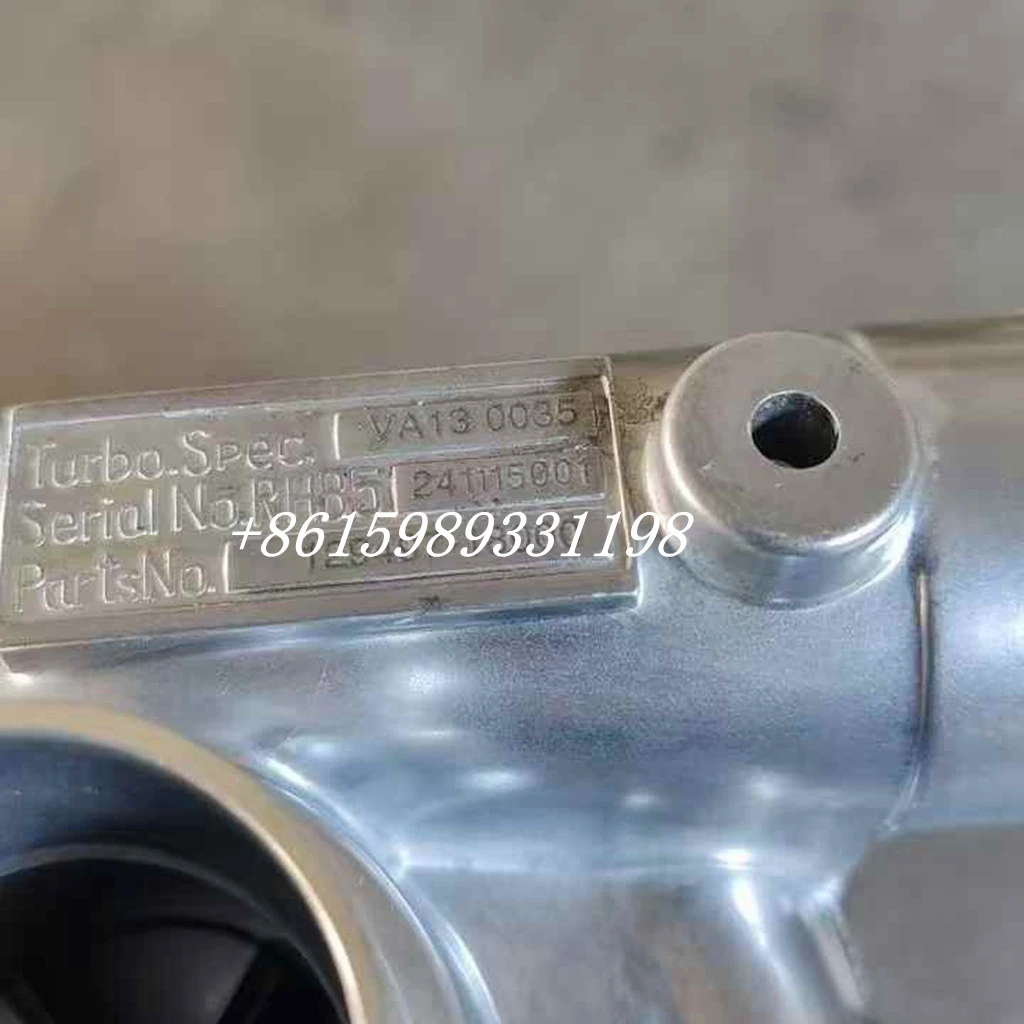 Turbocharger for Yanmar Marine with 4JH-TE Turbo B51CND-S0035B 12947218000 B51CND-S0035G 129497-18000 129472-18000 Engine view 4