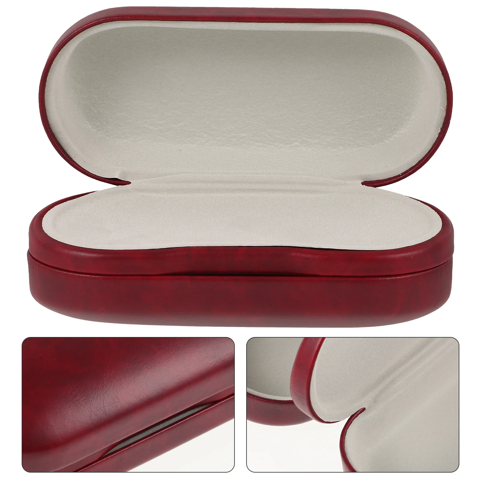 

Secret Hiding Containers Eyeglasses Case Storage Box Red Office Money Gadgets Valuables Safe Portable Double sided glasses case