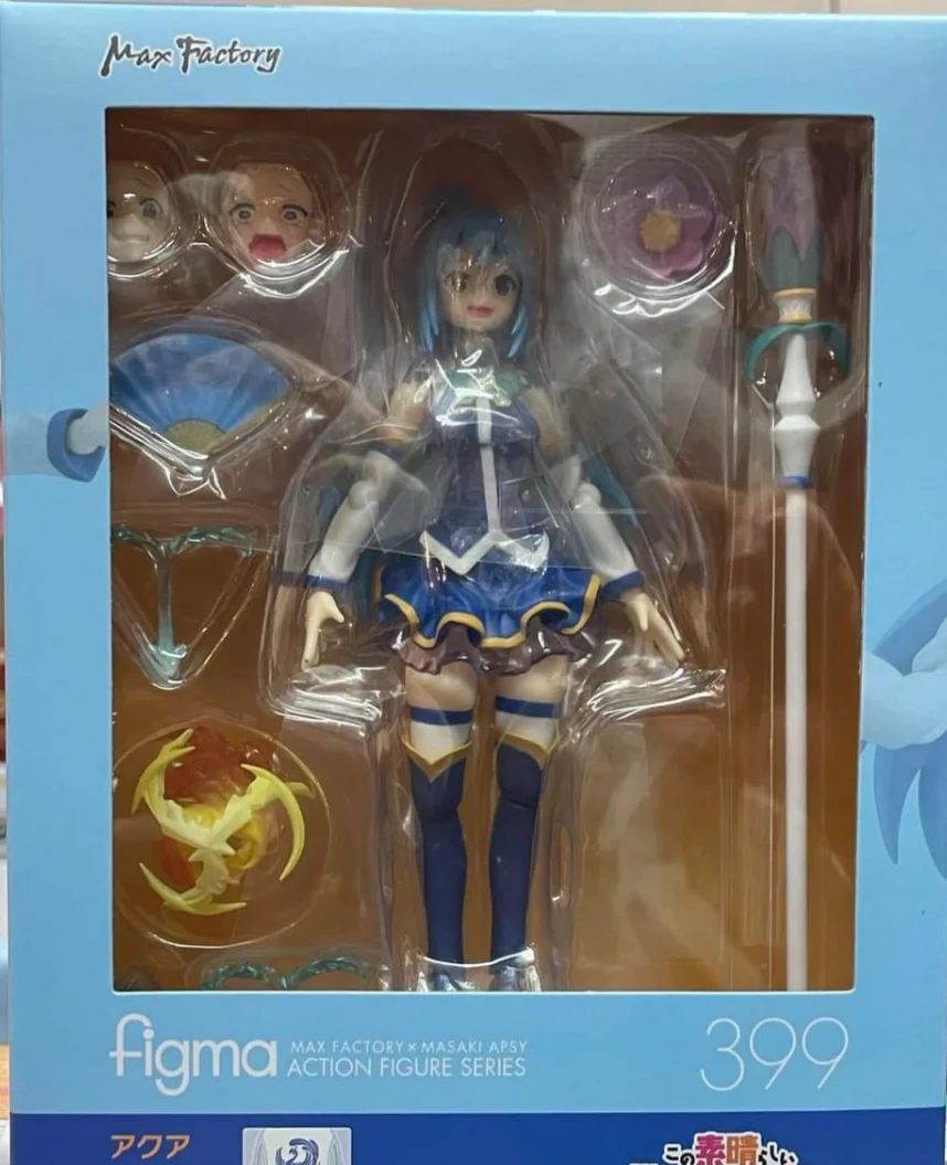 

【In stock】 Original Max Factory GSC figma 399 Kono Subarashii Sekai ni Shukufuku o Aqua Figure Toys