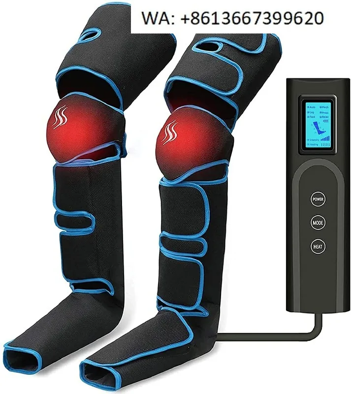 Pneumatic Air Bag Leg Feet Knee Massager Compression Leg Massage Foot and Leg Massager for Circulation