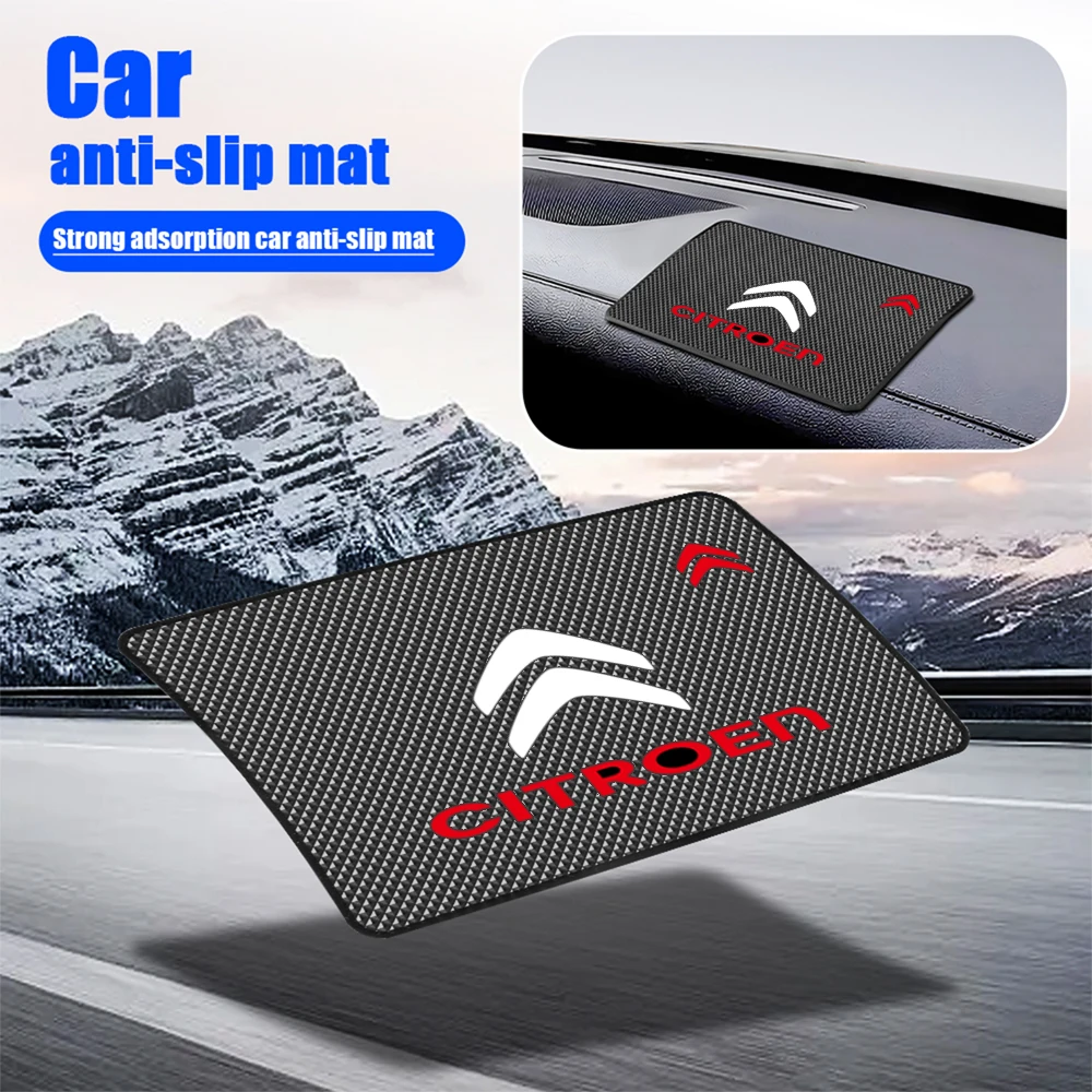 1pcs For Citroen C4 Picasso Xsara C5 Aircross Cactus C1 C2 C3 C6 Car Dashboard Phone Glasses Non-Slip Silicone Pads Sticky Mat