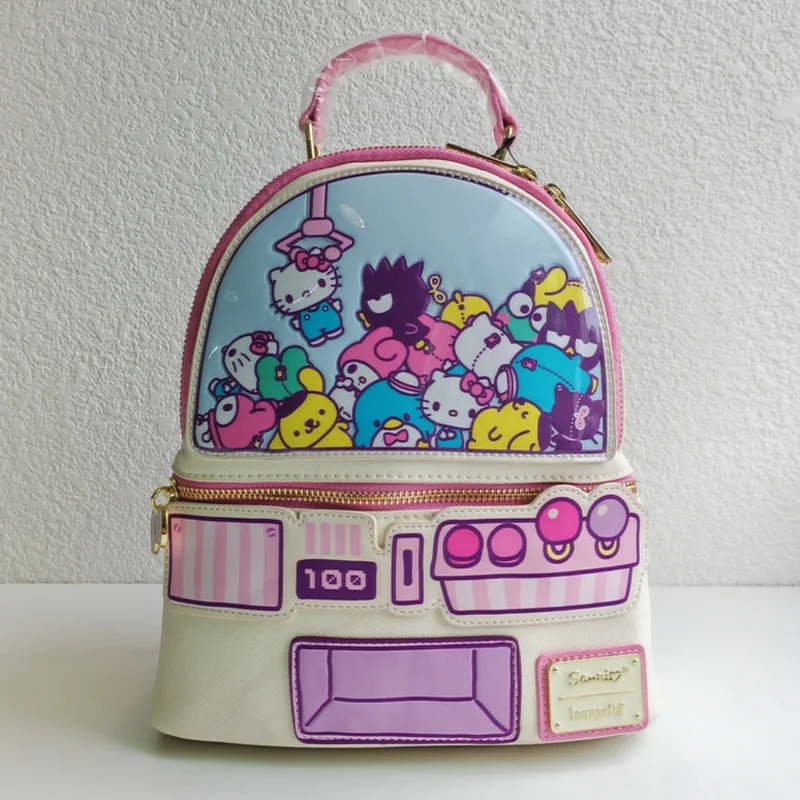 Nowy rodzinny plecak Sanrio Loungefly Hello Kitty Bag Elementary Children Shoolbag Plecak damski Torba na co dzień Prezenty świąteczne