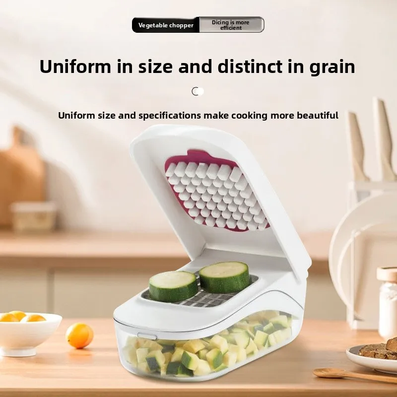 1pc Multi Function Vegetable Cutter Grater Onion Dicer Fruit Slicer Kitchen Chopper for Home Cooking Food Preparation
