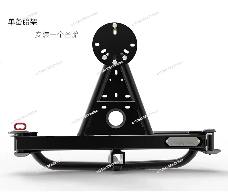 Off-Road Vehicle Hitch Spare Tire Rack