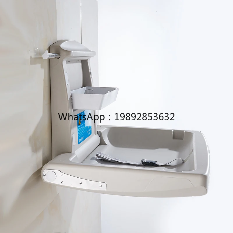 YFY Multifunctional Nursing Table Third Bathroom Changing Table Wall-mounted Safety Seat Foldable Tissue Box