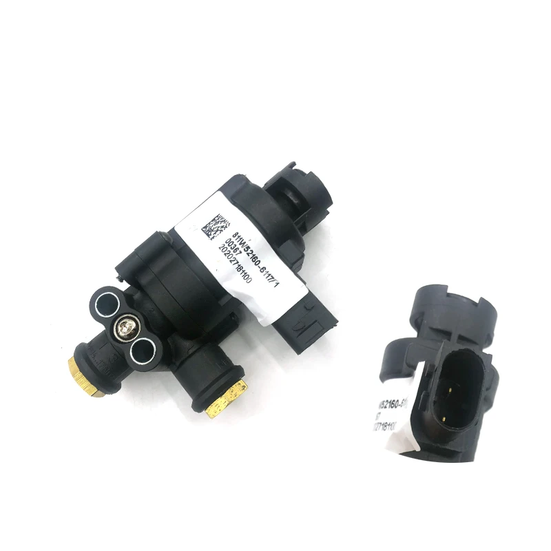 

Applicable to HOWO T5G T7H Shandeka C7H exhaust brake solenoid valve 811W52160-6117