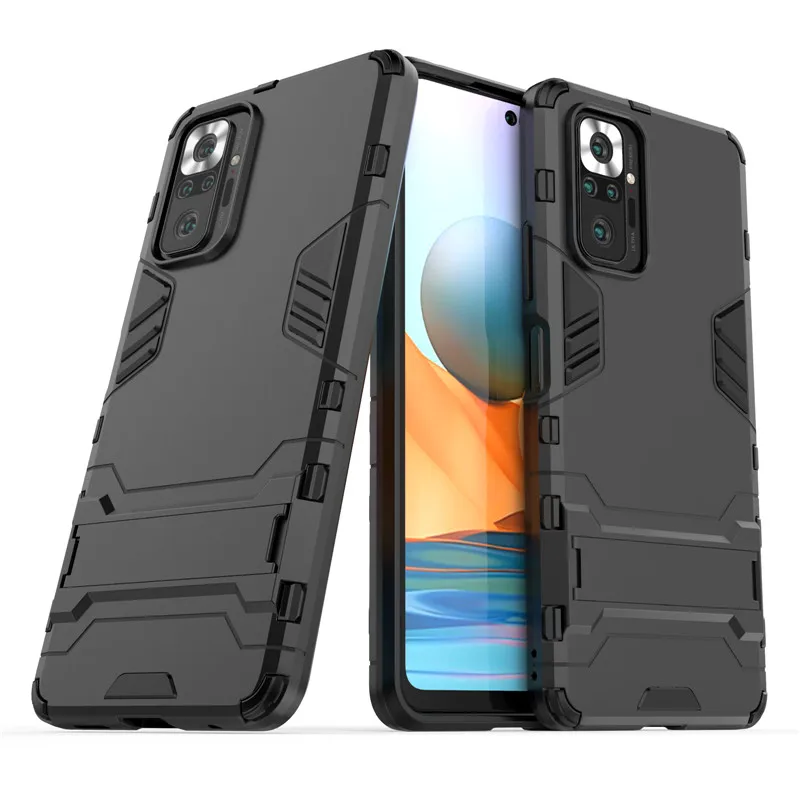 For Xiaomi Redmi Note 10 Pro Case Cover Note 10T 10 4G 5G 10S Holder Protective Bumper Phone Cases For Xiaomi Redmi Note 10 Pro