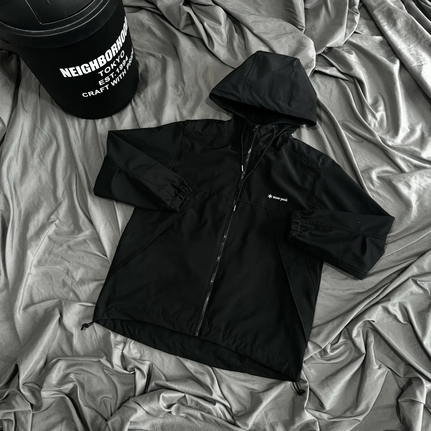 

Куртка с капюшоном Snow Peak Outdoor, вышитая, ветрозащитная, водонепроницаемая, повседневная, спортивная