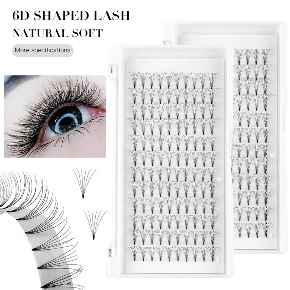 120 Cluster Eye Makeup Tool Cluster ciglia finte Soft 6D Natural Russian Volume ciglia individuali