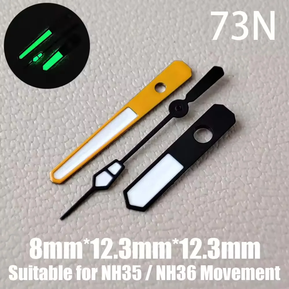 NH35 Hands Watch Hands NH36 Hands Color Hands Green Luminous Hands Second Hands Watch Accessories Suitable For NH35/36 Movement