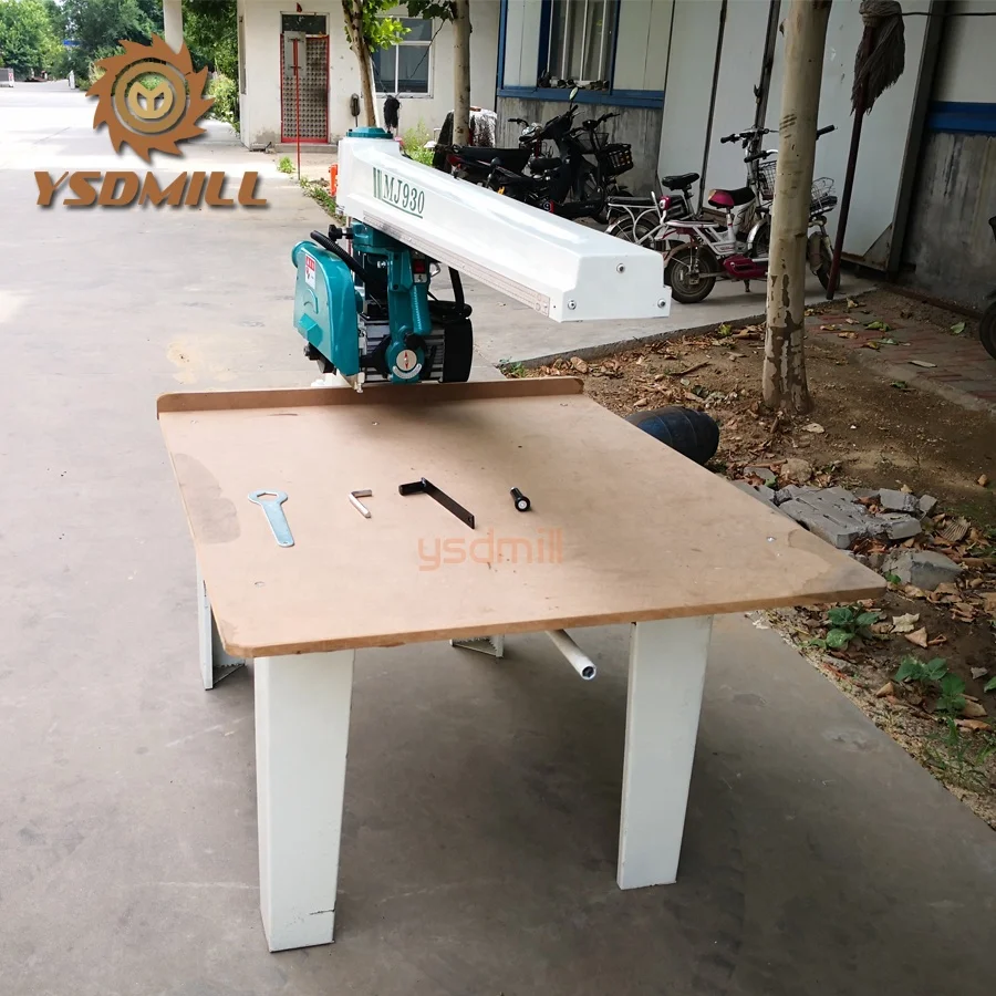 Mesin Pemotong Kayu Circular Blde Gergaji Lengan Radial