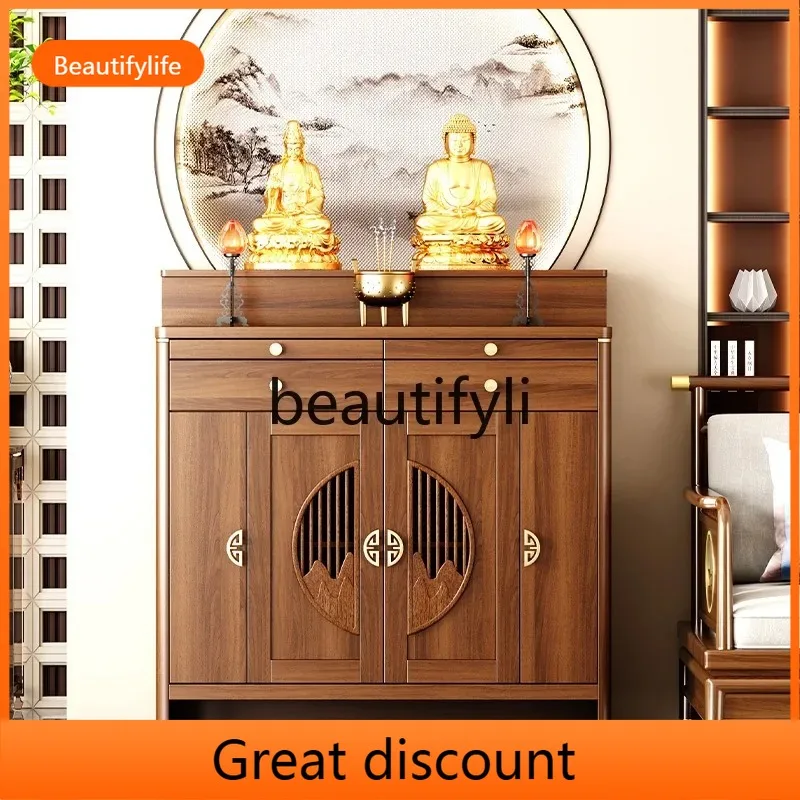 

a485 Стол для объявлений с блеском Будды, стол для благовоний в стиле Шента, домашний стол для объявлений с богом богатства, стол для благовоний, Бодхисаттва