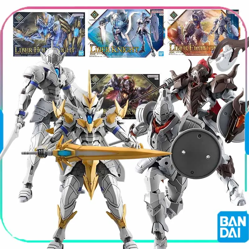 

BANDAI Original GUNDAM 30 MINUTES FANTASY Liberl Kingdom KNICHT LIBER FIGHTER Anime Action Figure Assembly Model Toys
