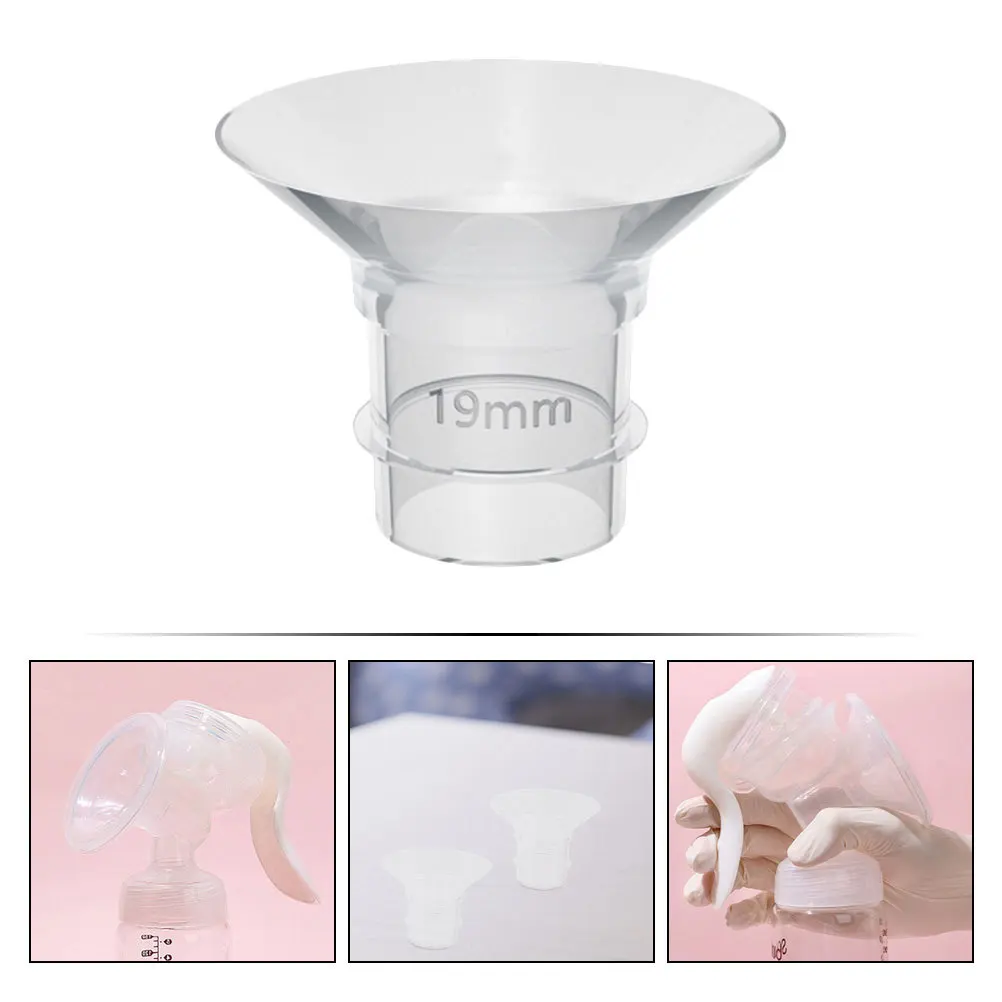 

4Pcs Silicone Flange Inserts Replacement for Breast Pump Wearable Soft Clear Flanges Electric Breast Pump Accessories Supplies