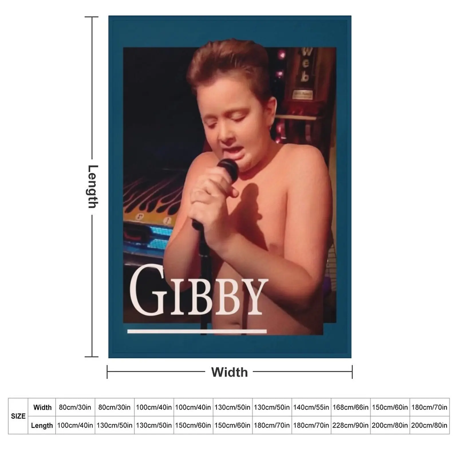 GIBBY SINGIN iCARLY- New gift Throw Blanket Cute christmas gifts Furrys christmas decoration Stuffeds Thins Blankets