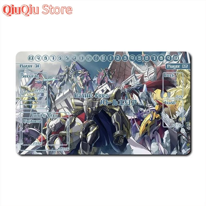 Cartoon Anime Digimon Card Battle Single Diy Dtcg Tcg Game Mat Game Table Mat Card Mat Collection Toys