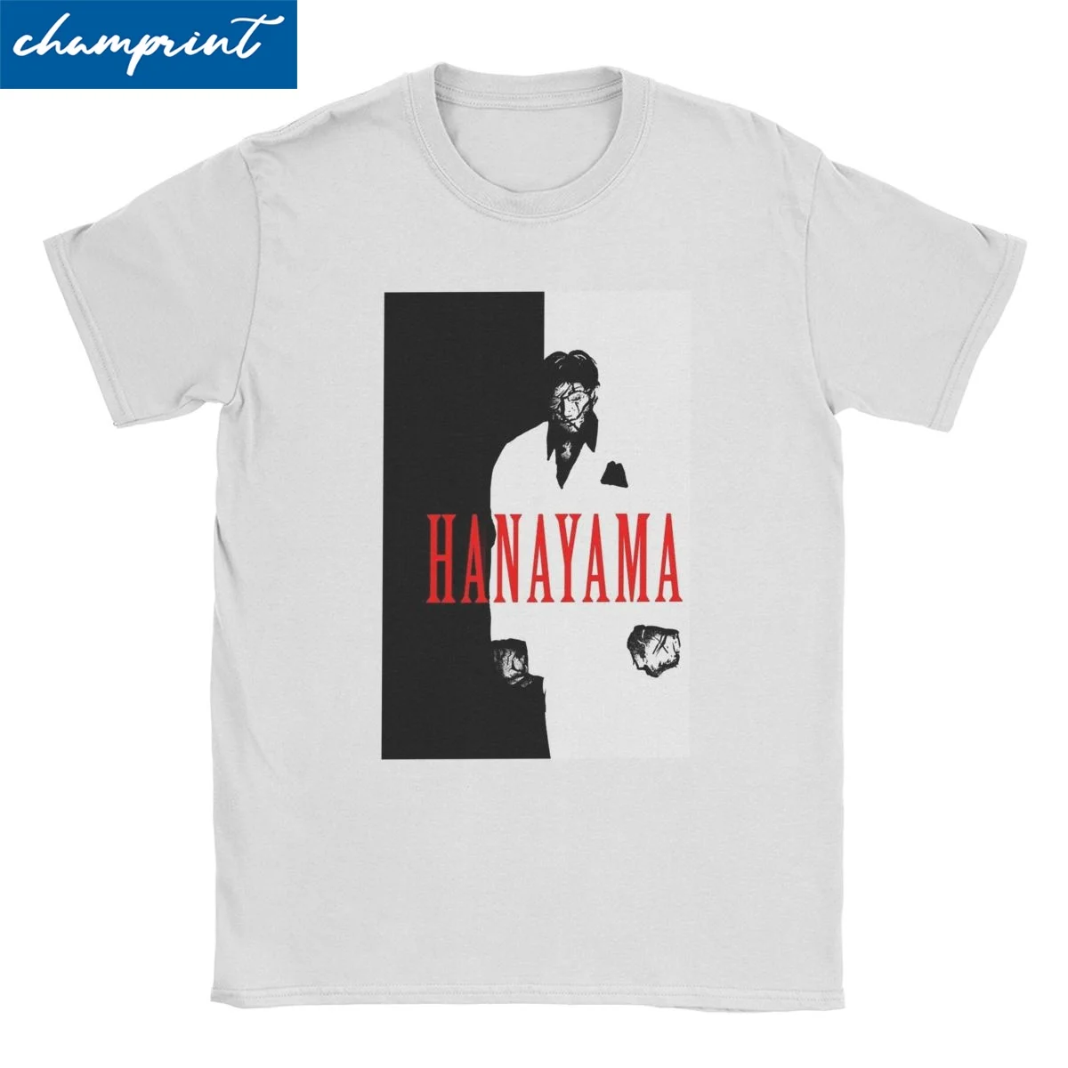 Men Women's Scarface Hanayama T Shirt Retro Music Cotton Clothes Fun Short Sleeve Crewneck Tees Plus Size T-Shirts