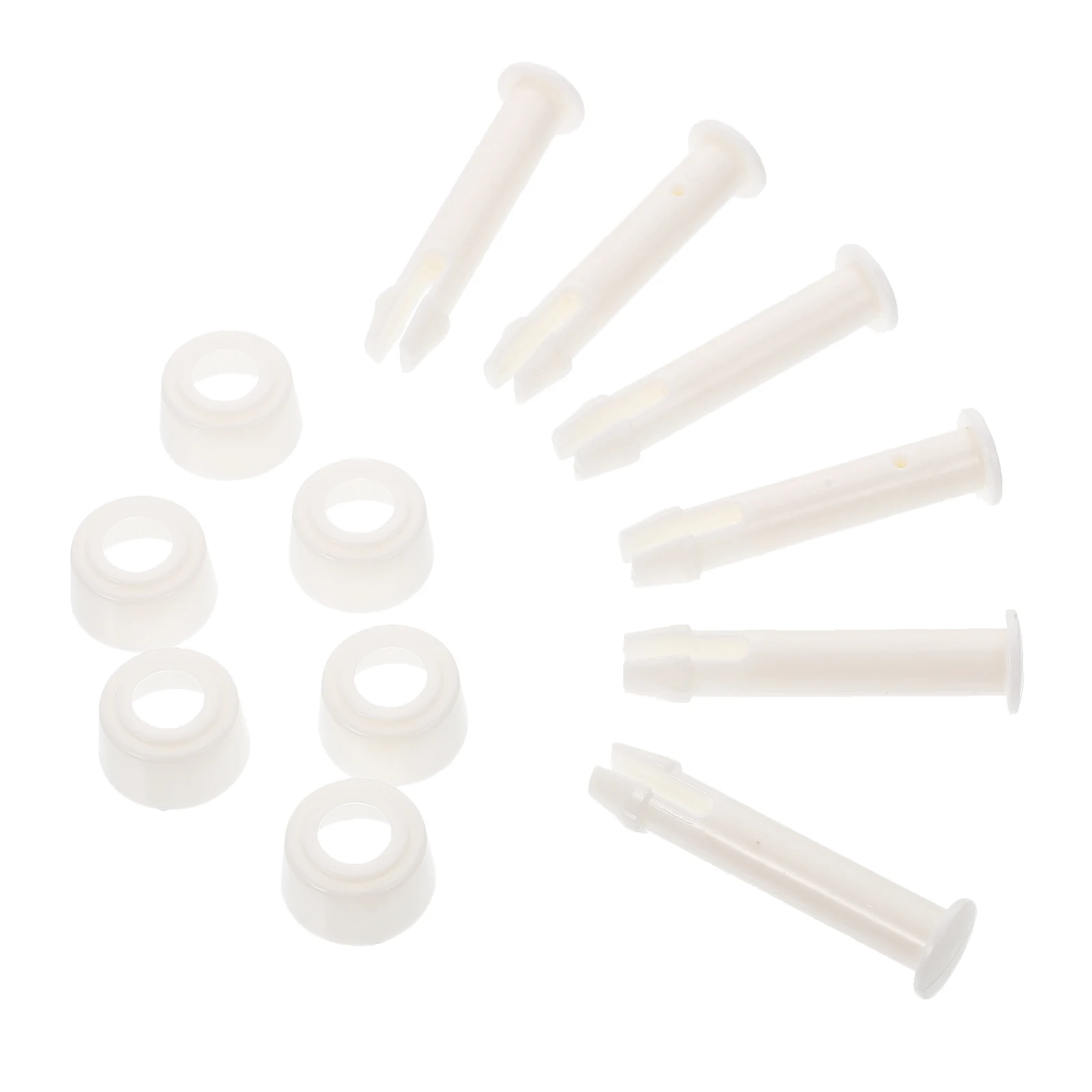

12 Pcs Frames Pool Connector Pins with Cover Swimming Joint Beige Plastic Connecting