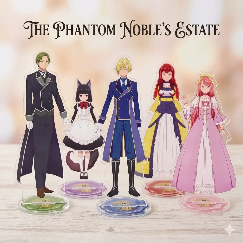 An Observation Log of My Fiancee Who Calls Herself a Villainess Alphonse Zeno Bertia Cecil Acrylic Stand 15cm Keychain Gifts