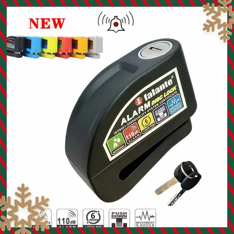 

Motorcycle Alarm Lock Safety Anti-Theft Disc Brake Alarm Aluminum Alloy Safety Anti-Theft bicycle scooter Lock