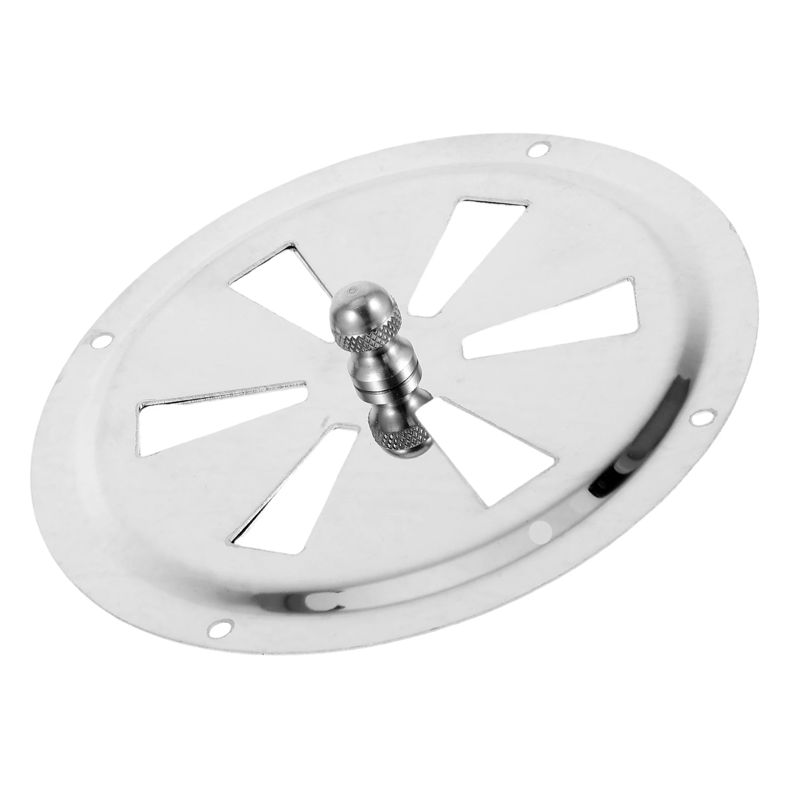 

Stainless Steel Air Vent Louvered Sheet Round Exhaust Grille Duct Wall Vents Home Interior Smoker Vent Adjustable
