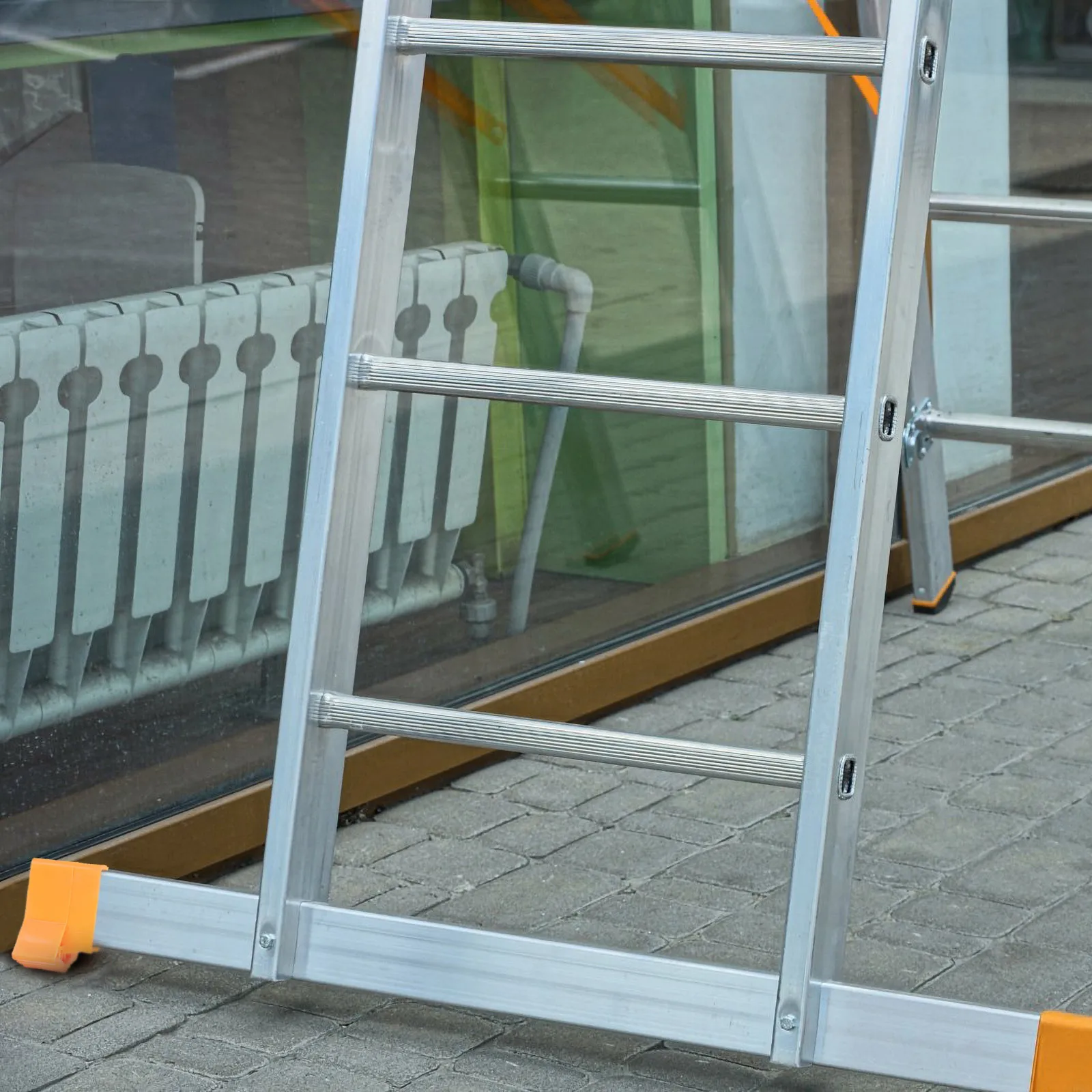 

2Pcs Ladder Foot Cover Non-Slip Rubber Pads for Extension Stepladder Stability Protection Replacement Ladder Feet Covers