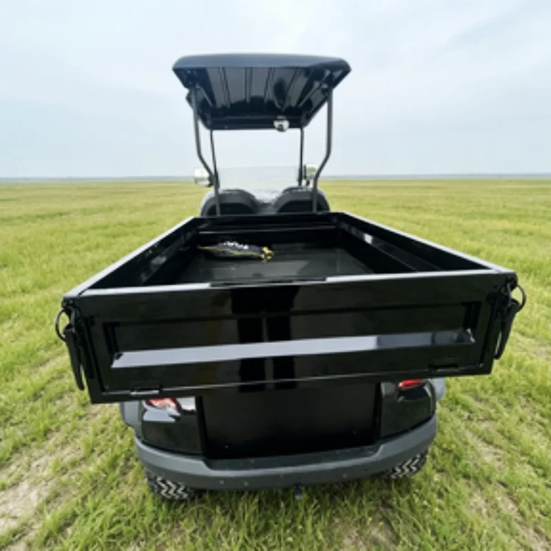 

72V Electric Golf Cart 2 Seat Utility Cart CE Certified Electric Scooter Bumper Off-Road Tires Folding Windshield Rear Cargo Box